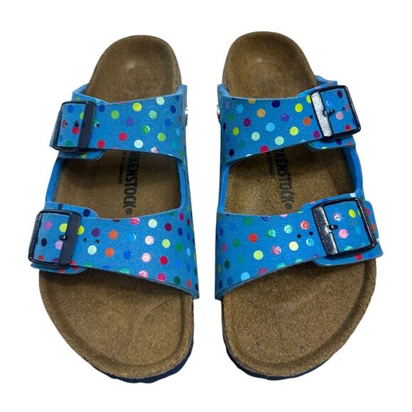 BIRKENSTOCK ARIZONA Blue Dot Kids EU Size 31 US 13 - Picture 2 of 5